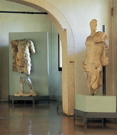 Sculture romane dal Teatro Berga. Vicenza, Museo Civico Naturalistico e Archeologico di Santa Corona