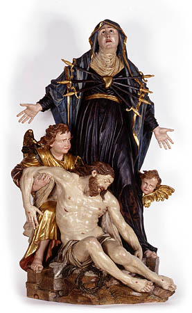 Andrea Brustolon, Pietà. Dosoledo di Comelico Superiore (BL), Chiesa dei Santi Rocco e Osvaldo
