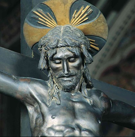 Donatello, Crocifisso, particolare. Padova, Basilica di Sant’Antonio