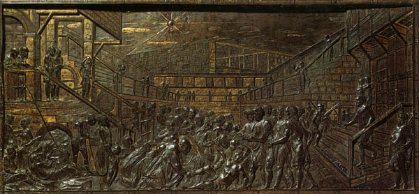 Donatello, Miracolo del figlio pentito. Padova, Basilica di Sant’Antonio
